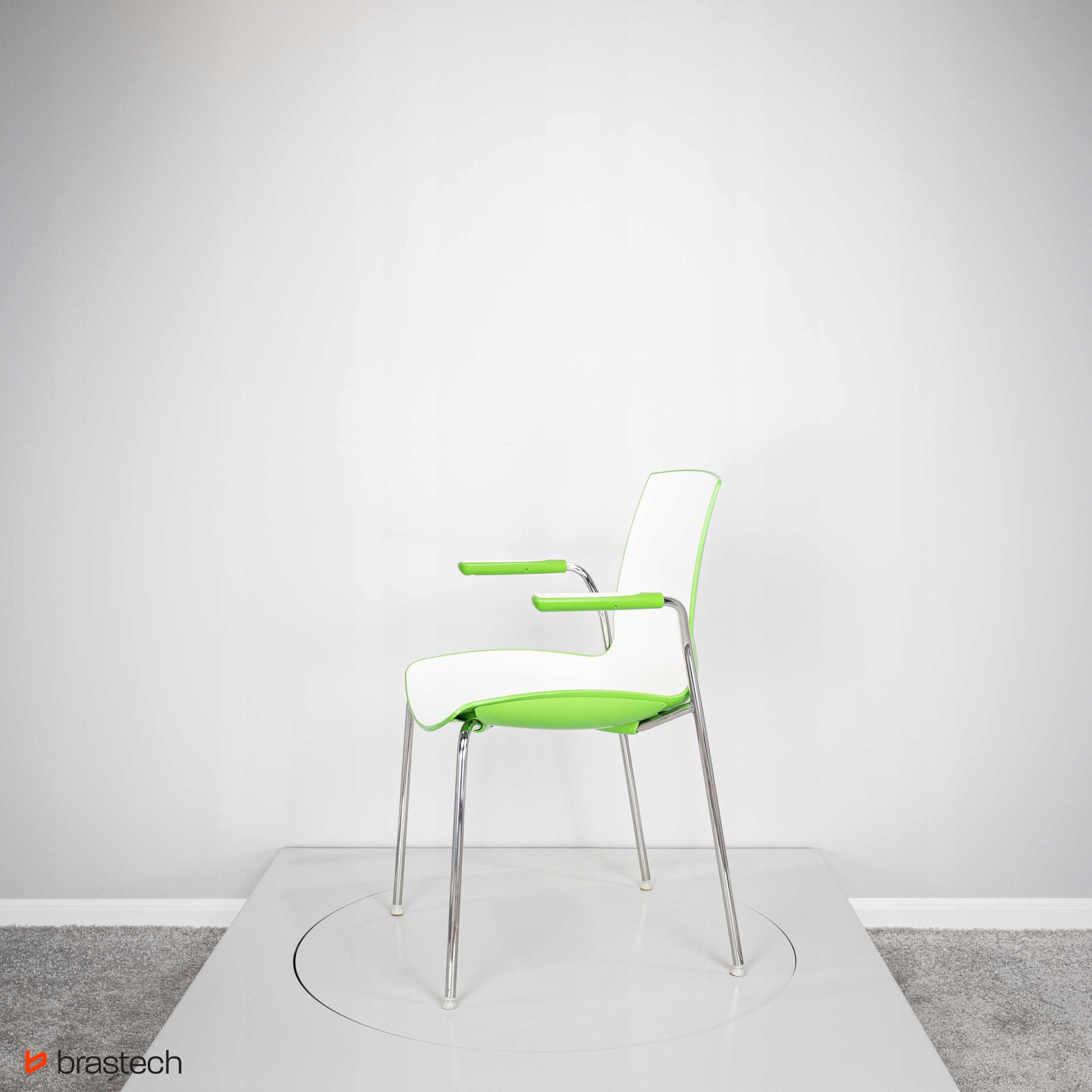 Krzesło biurowe białe KB55 Marka bez marki