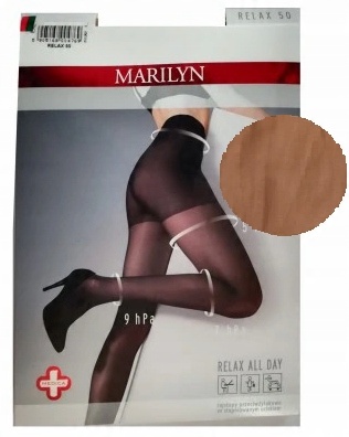 

Rajstopy Relax 50 Marilyn Przeciwżylakowe r.2 Beig
