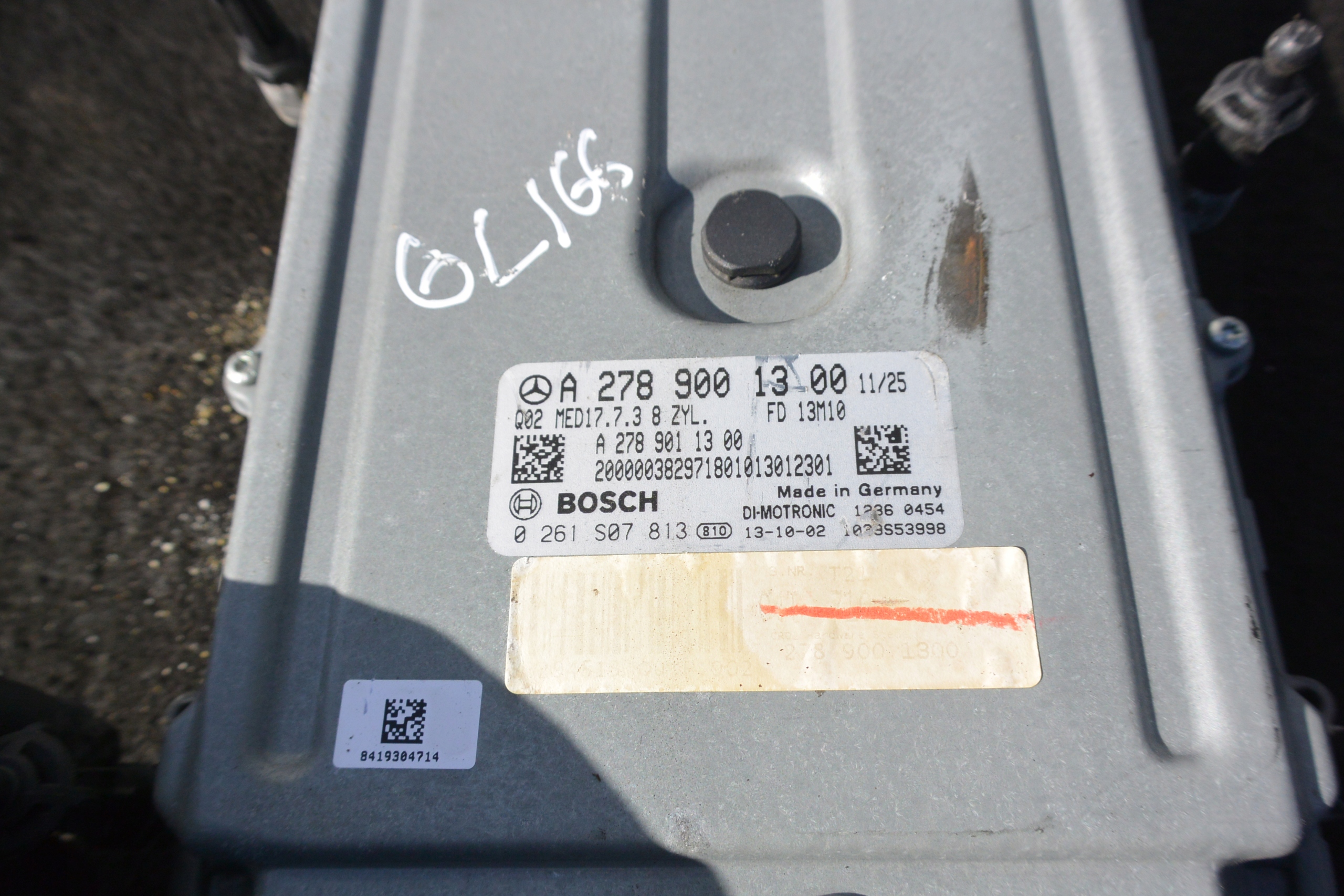 control unit computer module of the engine MERCEDES-BENZ GL-KLASA II X166 12- 4.7 V8