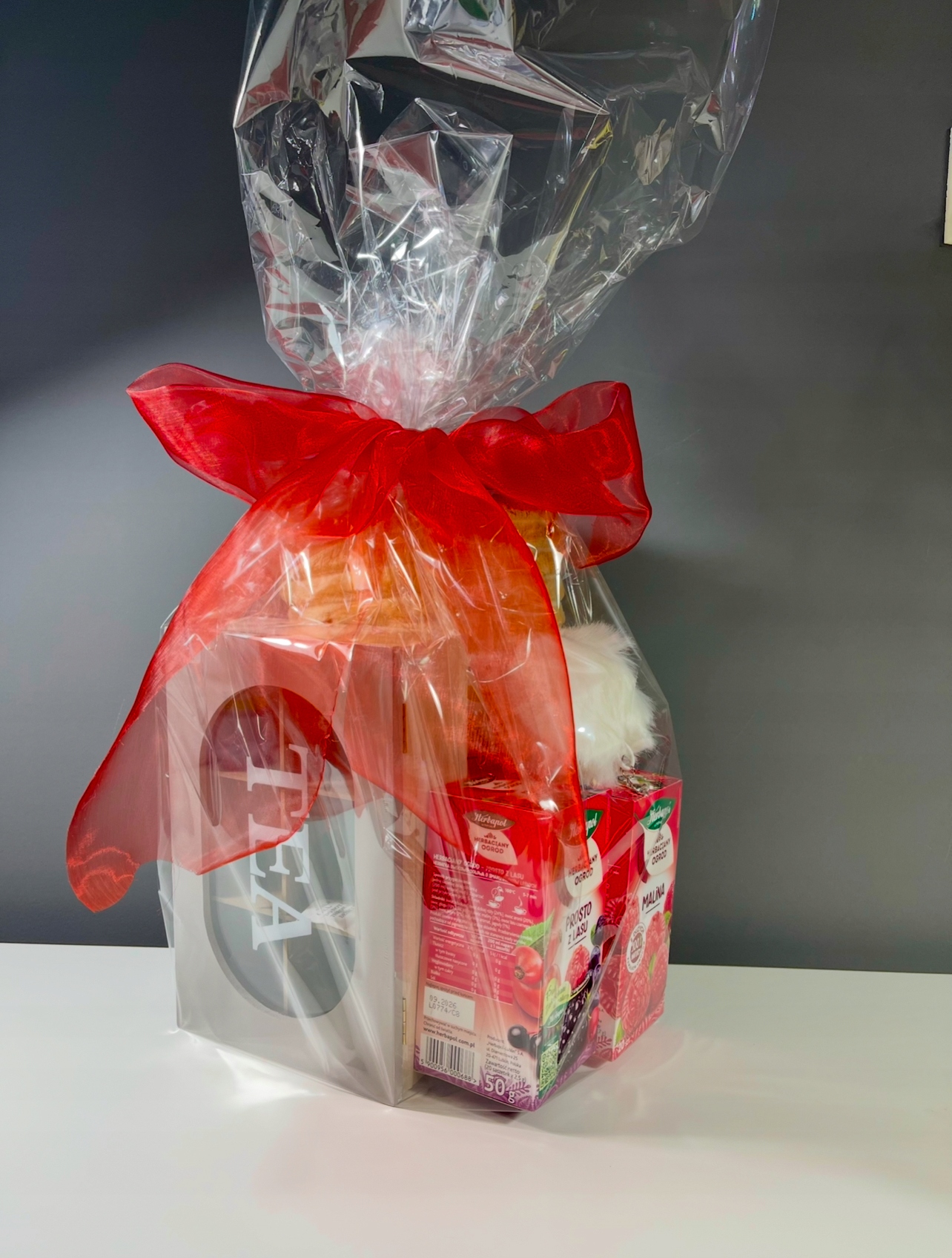 Levně Velký Dárková sada, upomínka, krabička Čaj s čajem, deka 160 x 200 cm.