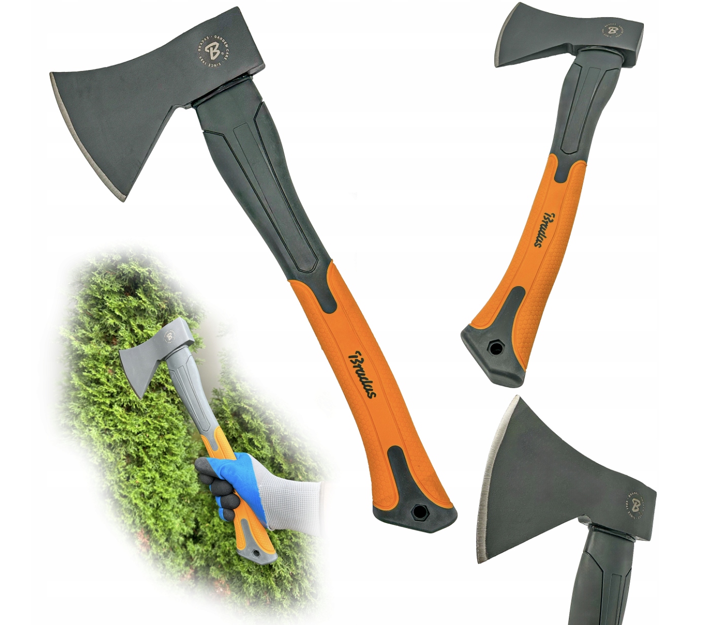 Siekiera Uniwersalna Fiberglass 1kg Bradas