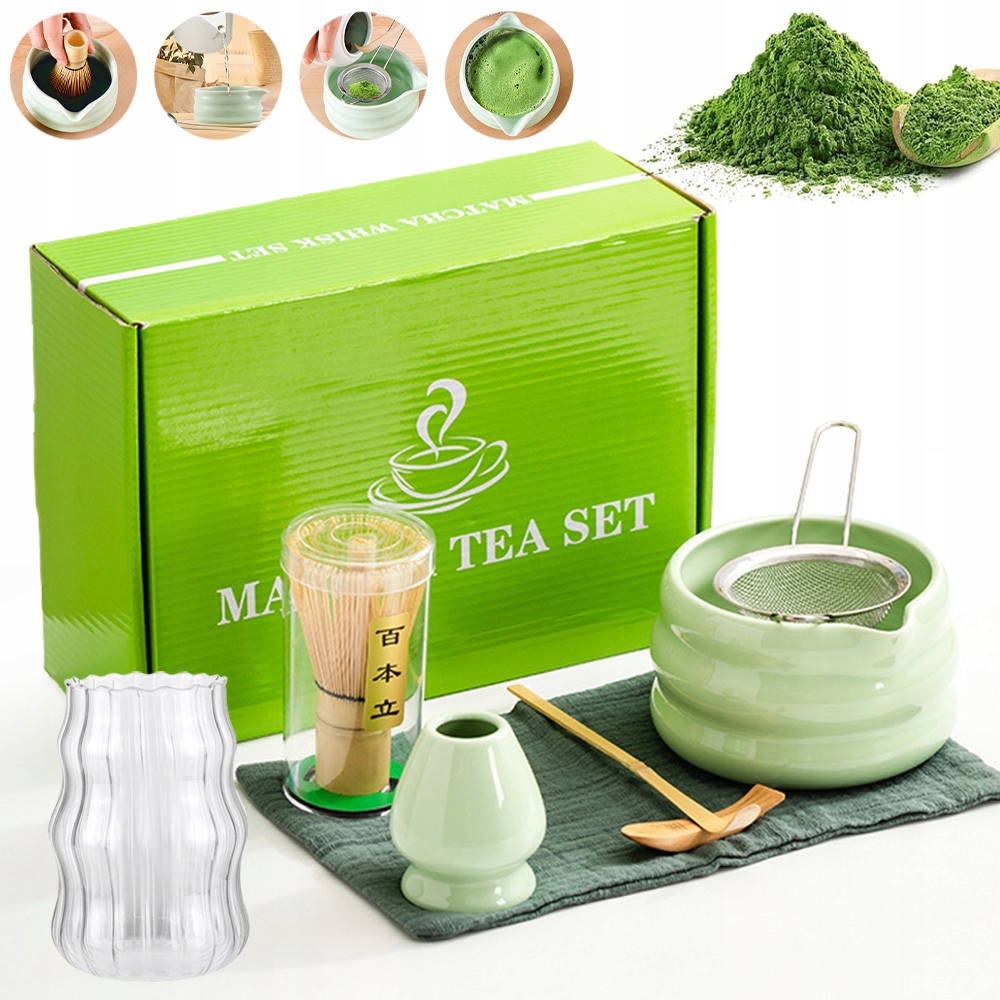 Zestaw Do Herbaty Matcha Narzędzie Do Matchy Trwałe Ceramicznym Prezentowy