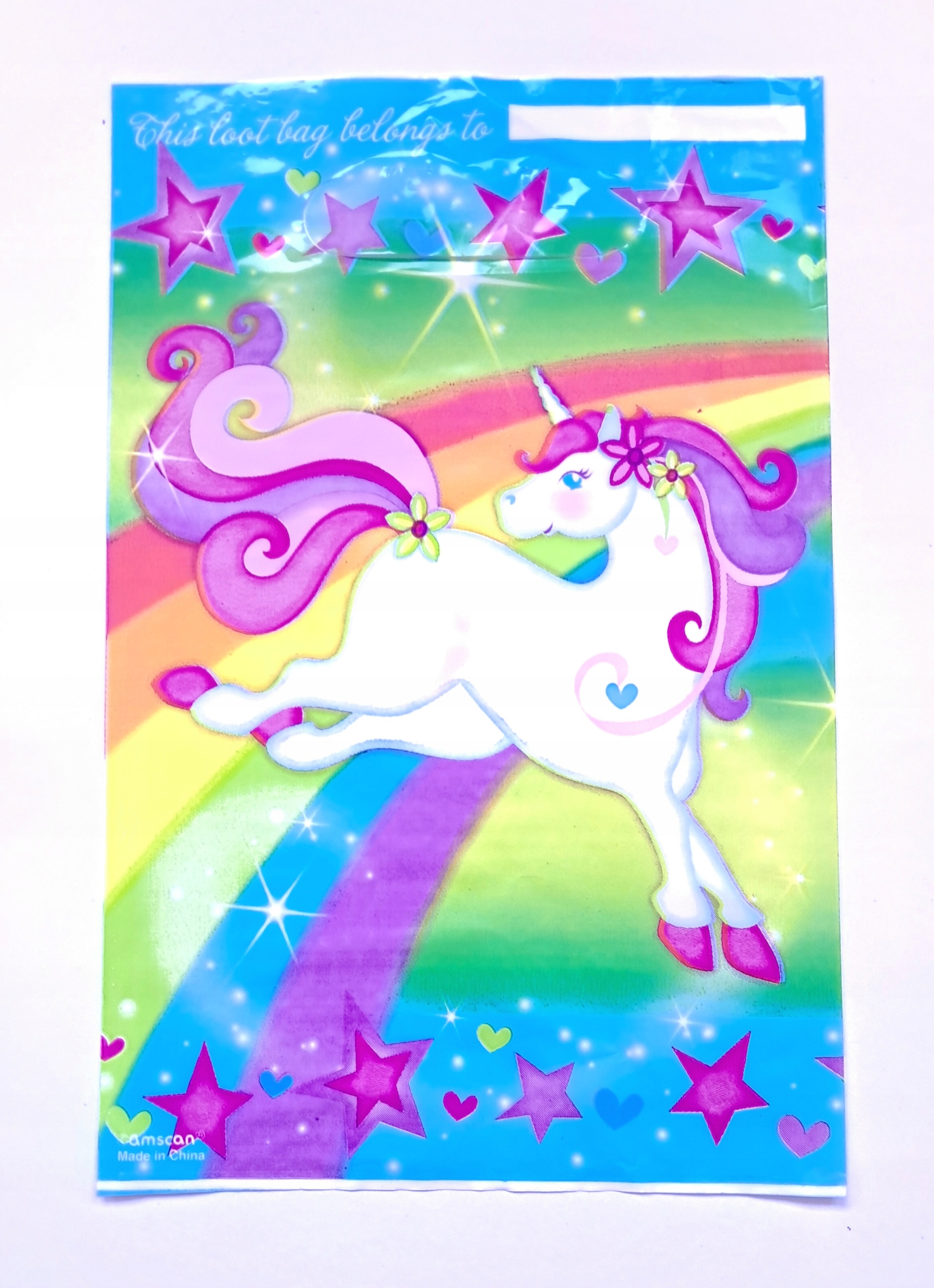Torebki Jednorożec Unicorn Amscan 8 szt.
