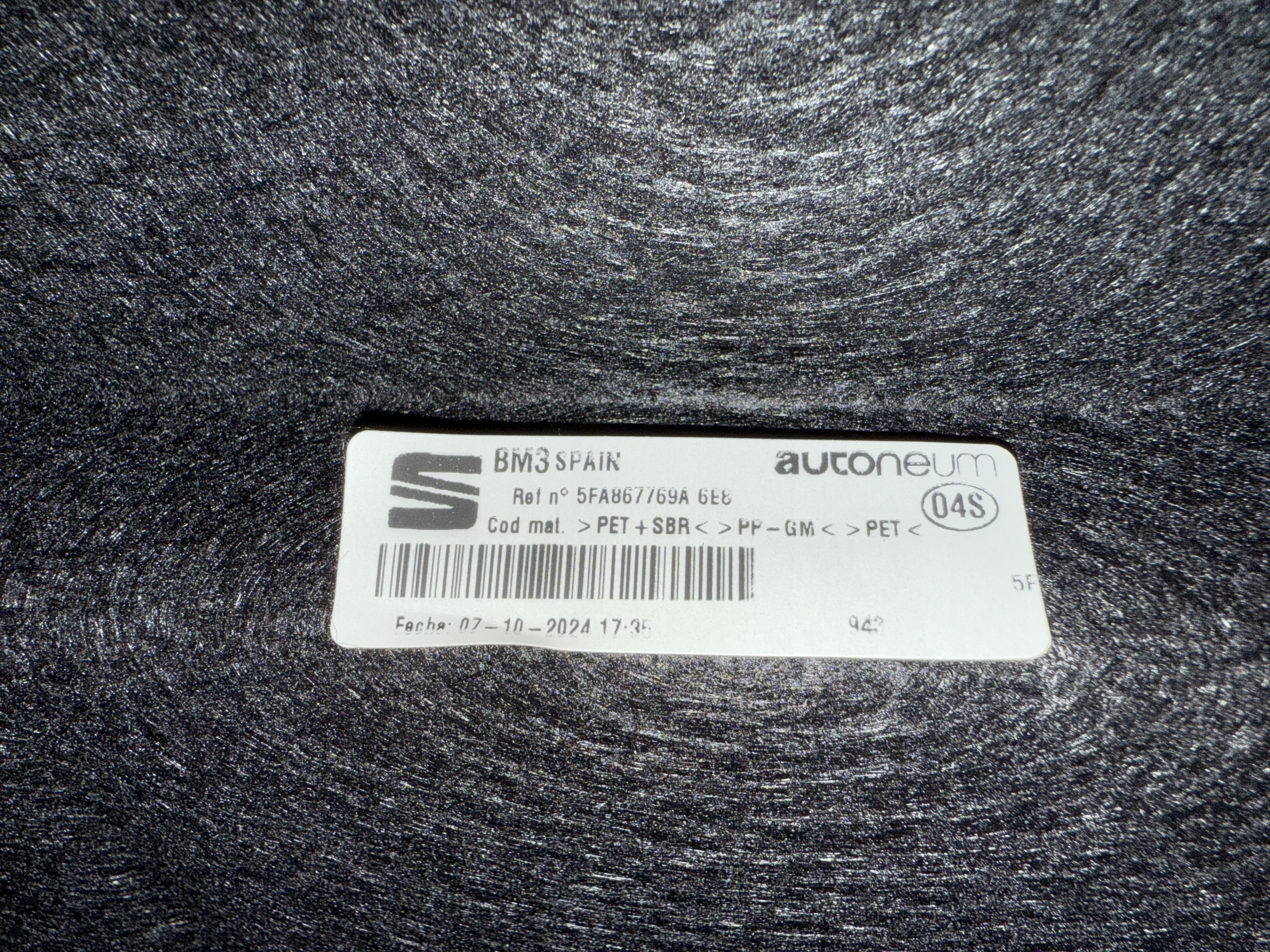 CUPRA LEON IV 5FA plato boot 5FA867769A