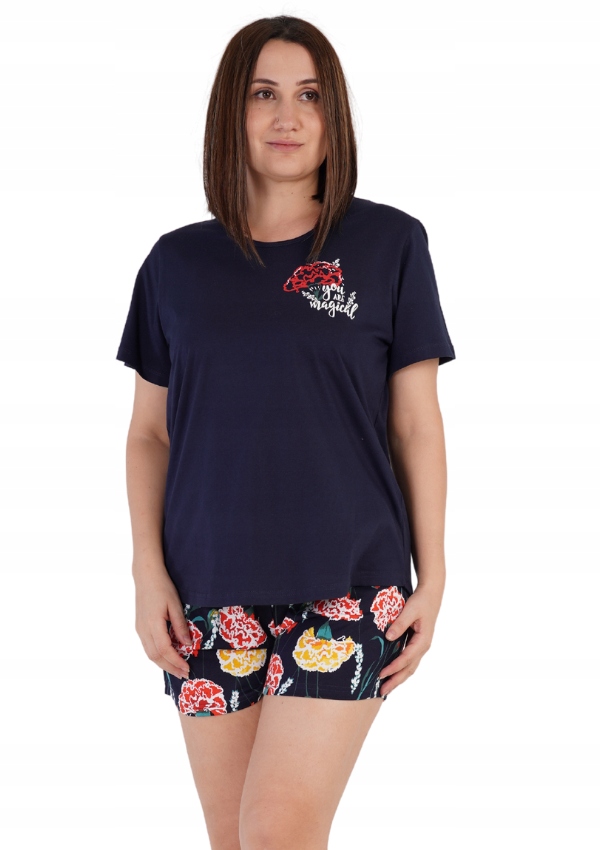 

Piżama Damska Vienetta bawełniana 4XL plus size