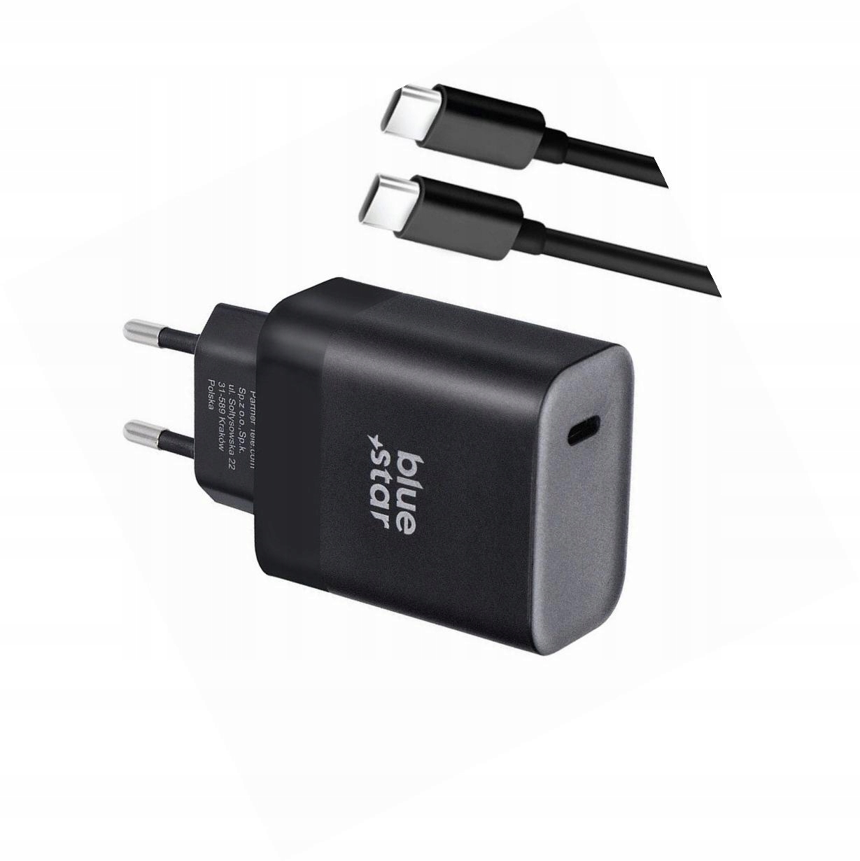 Szybka ładowarka 45W z odpinanym kablem Usb-c do Honor 90 Lite