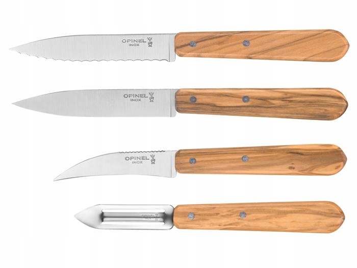 Opinel Essentials Olivewood Box Set