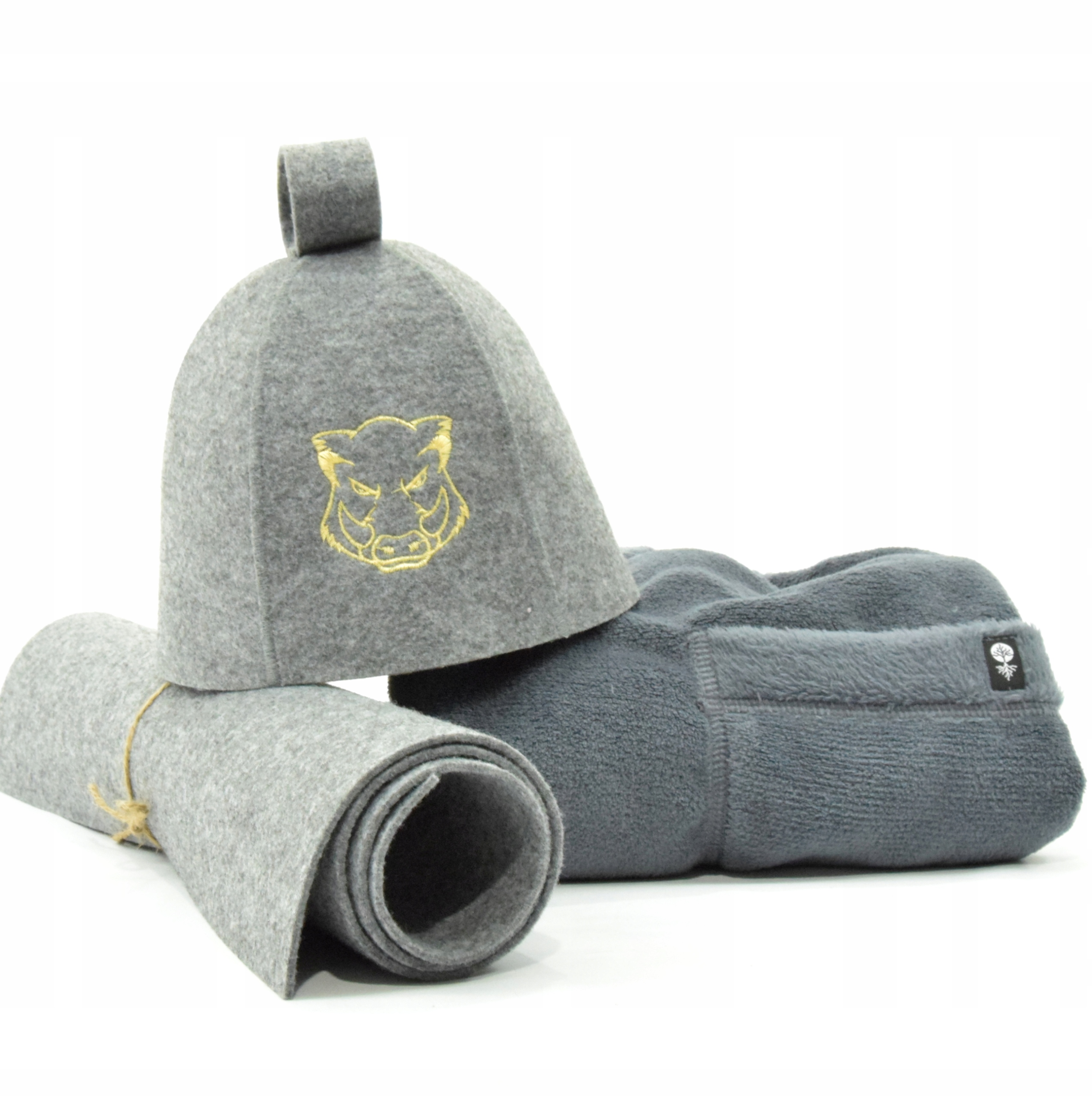 

Zestaw męski do sauny -Ręcznik/kilt,czapka,mata- L