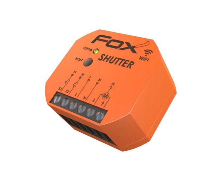 Sterownik rolet WiFi 1-kan. 230V Fox sterowanie lamelkami F&f Shutter