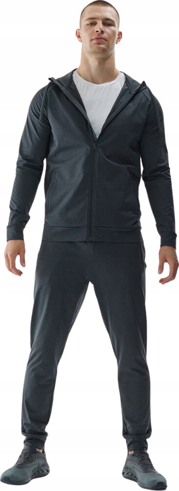 SPODNIE MĘSKIE 4F M681 ANTRACYT MELANŻ 4FWAW24TFTRM681 22M r L Płeć mężczyzna