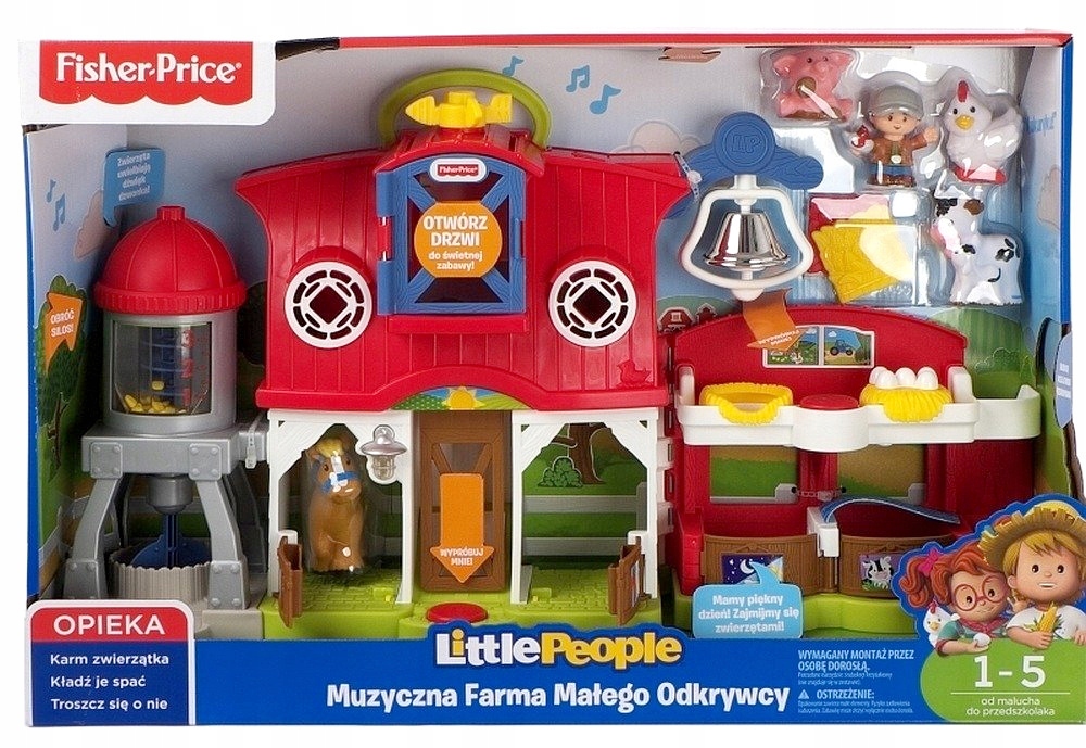 Fisher Price Muzyczna Farma Małego Odkrywcy FDK34 Wersja Polska