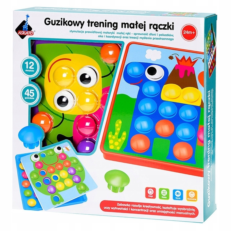 

Guzikowy Trening Małej Rączki 45 El Mozaika Askato