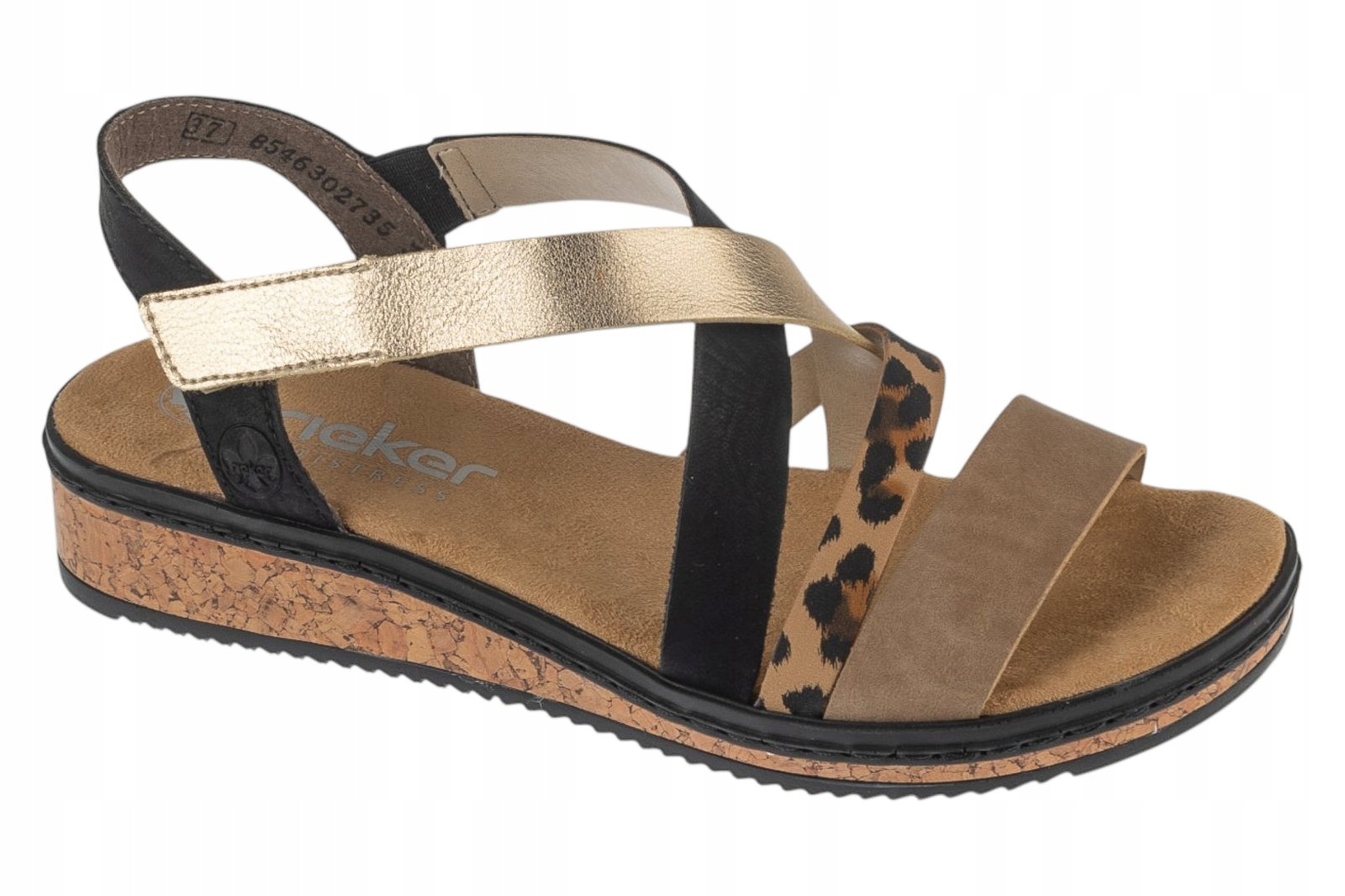 Rieker Sandals [42] Dámské sandály, hnědé