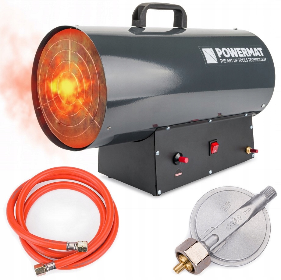 Ohřívač Plynový Dmychadlo Kamna Radiátor 45 kW