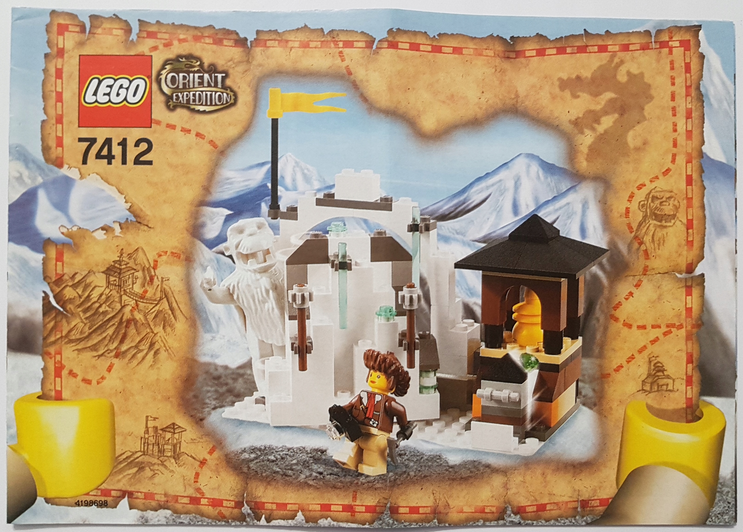 LEGO Adventurers - Instrukcja 7412 Yeti's Hideout