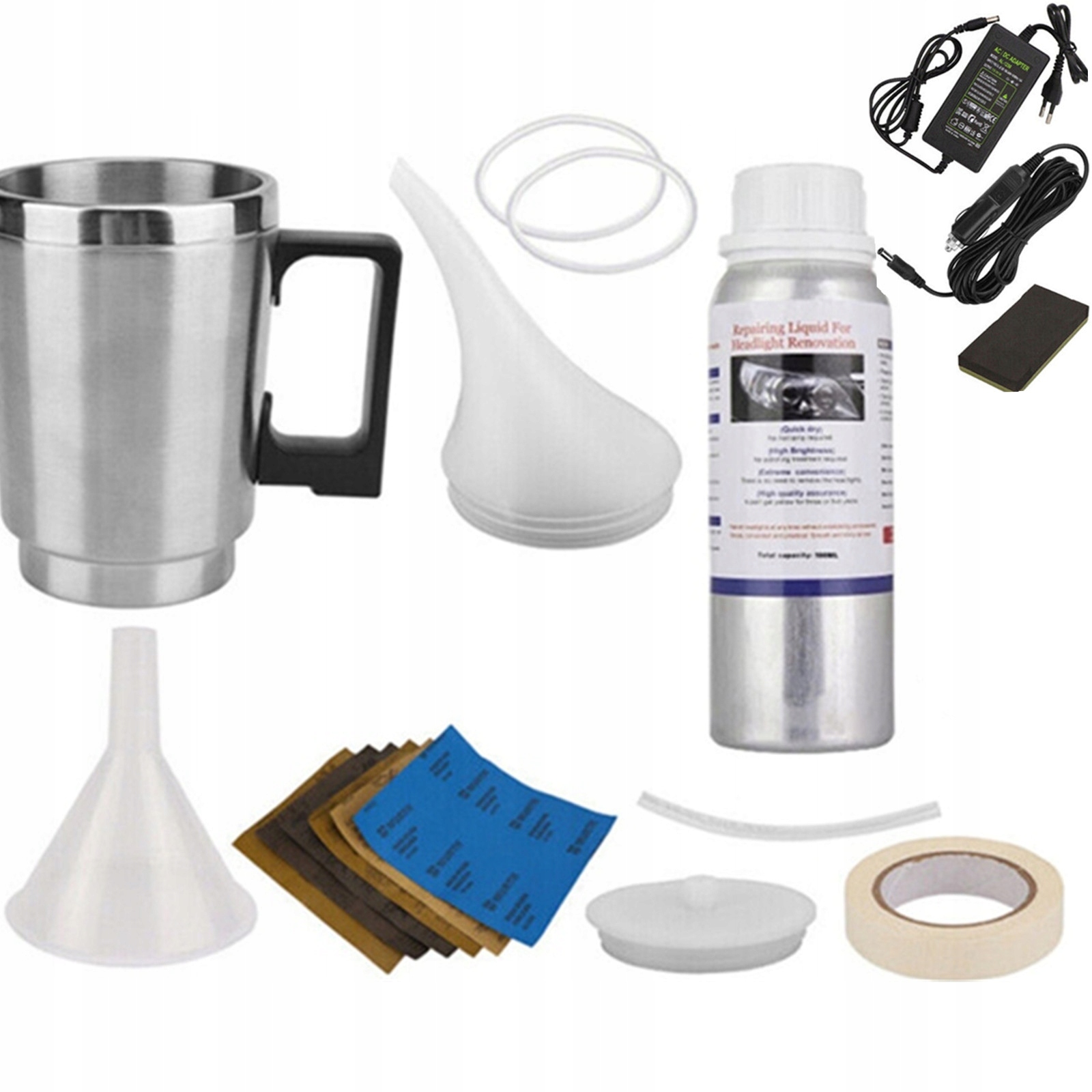 Sada Pro Regeneraci Opravy Reflektorů Lamp Konvice Tekutina