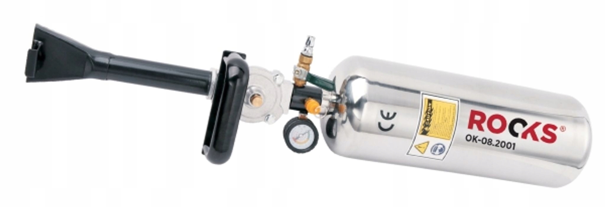 Rooks OK-08.2001 Bomba, Inflator Na Pneumatiky 10 Bar, 5,5 L, Rýchly Spúšťač