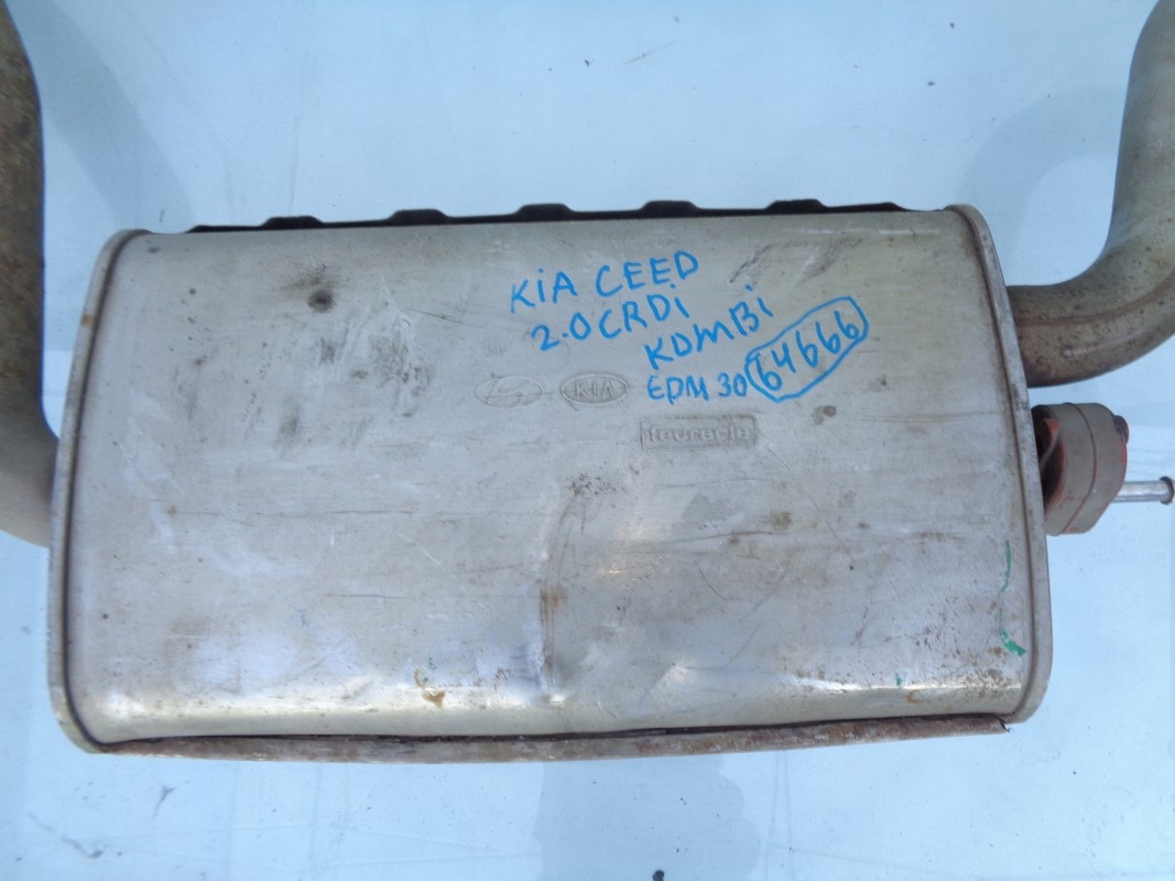 TŁUMIK RURA KIA CEED 2.0 CRDI KOMBI Wersja Europejska