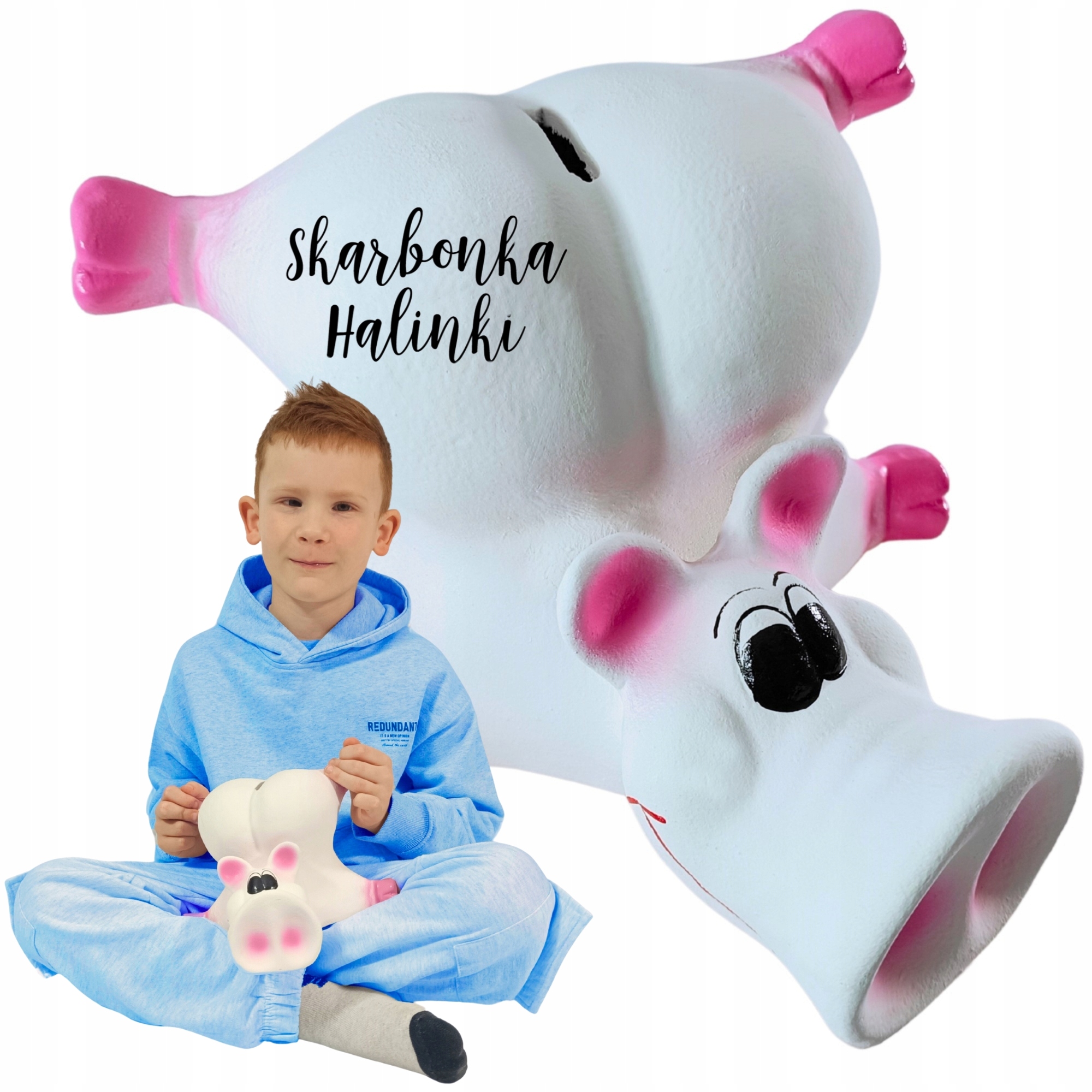 Pokladnička s jménem Personalizovaná velká XL Váš Text grafika k rozbití