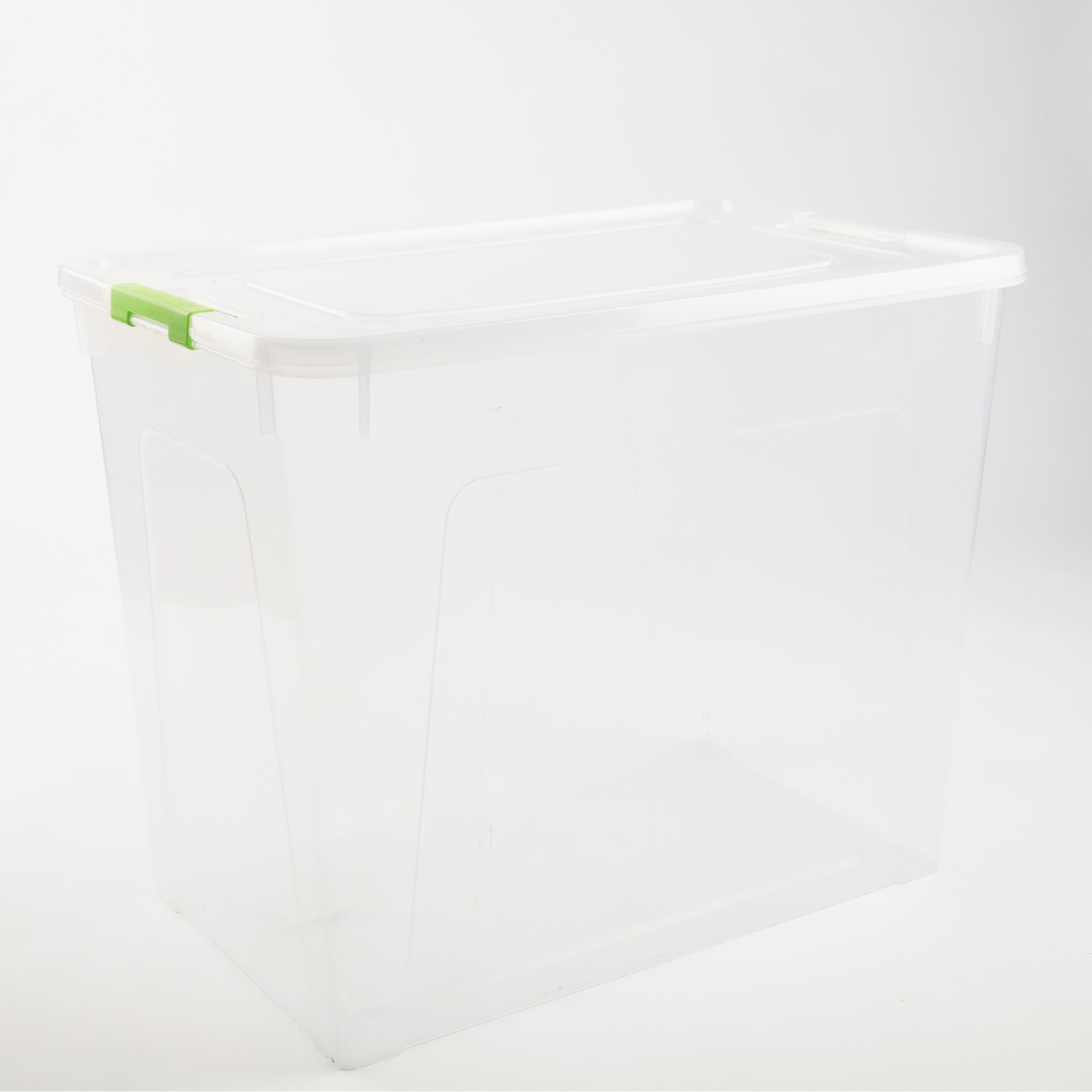 POJEMNIK PLASTIKOWY BOX 40L PRZEZROCZYSTY Z POKRYWKĄ DO PRZECHOWYWANIA