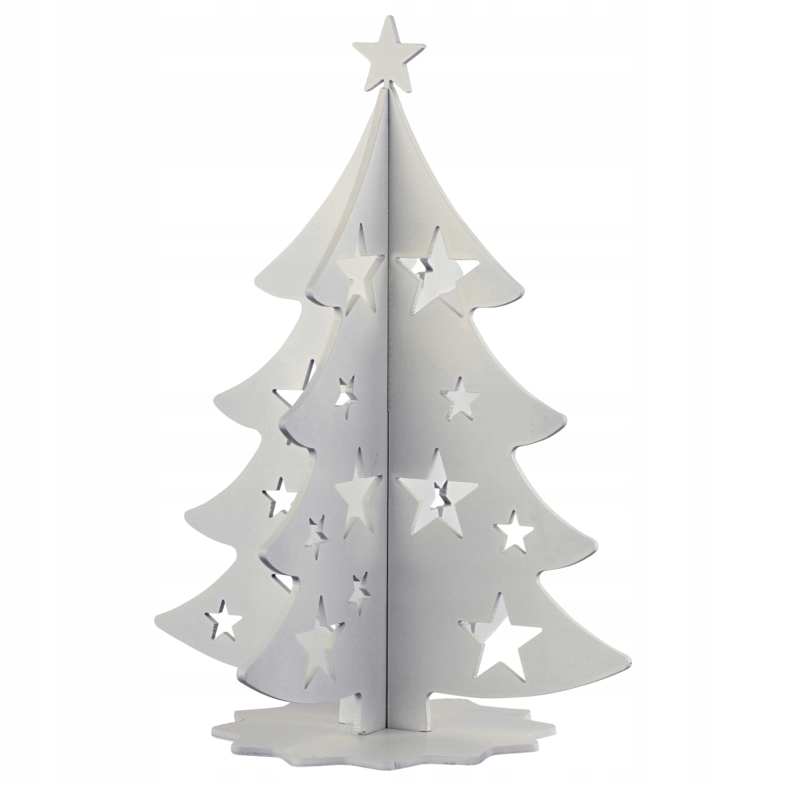 CHOINKA metalowa 3D DEKORACJA OZDOBA ŚWIĄTECZNA LOFT biała Marka inna