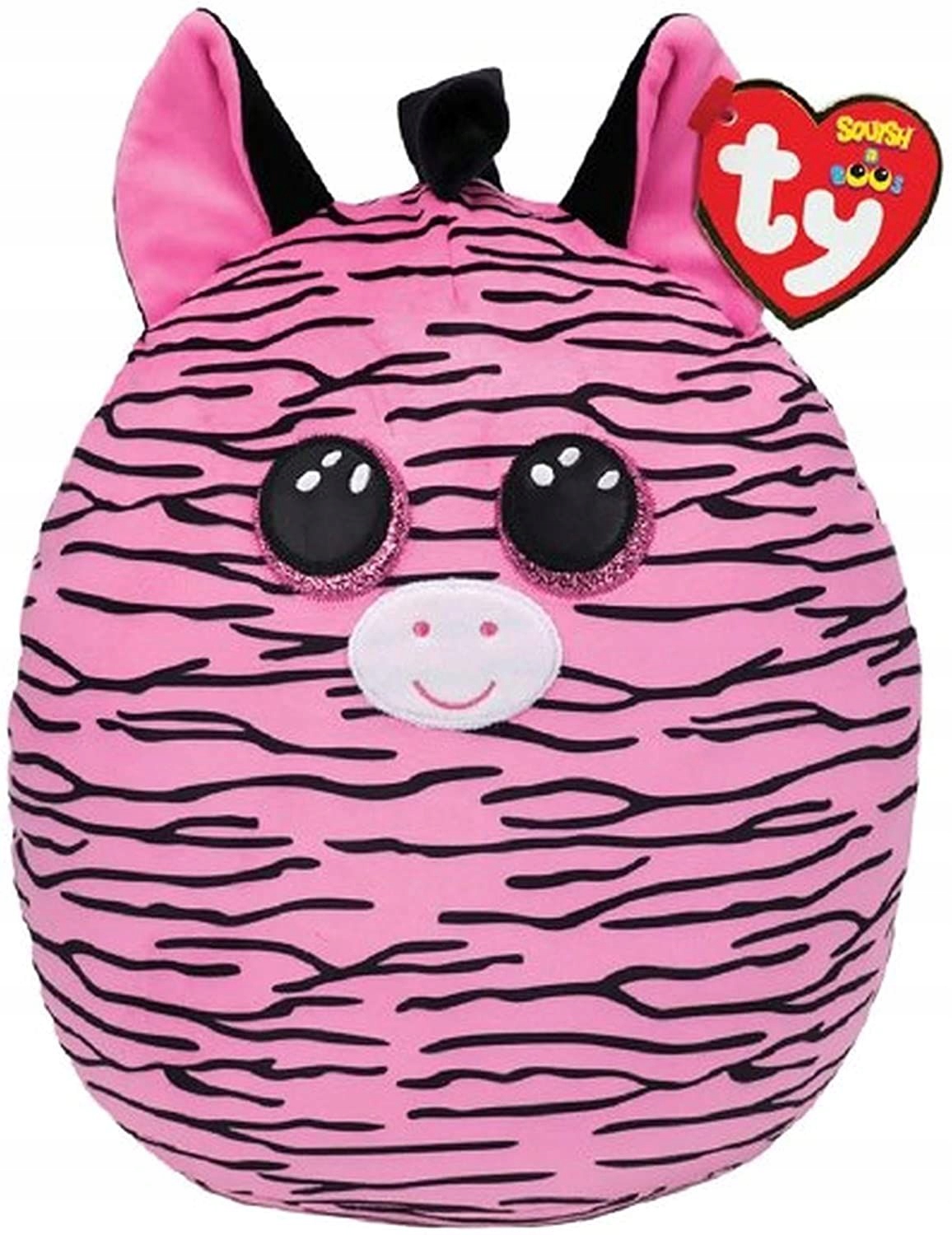 

Ty Squish-a-boos Różowa Zebra Zoey, 30 CM Larg