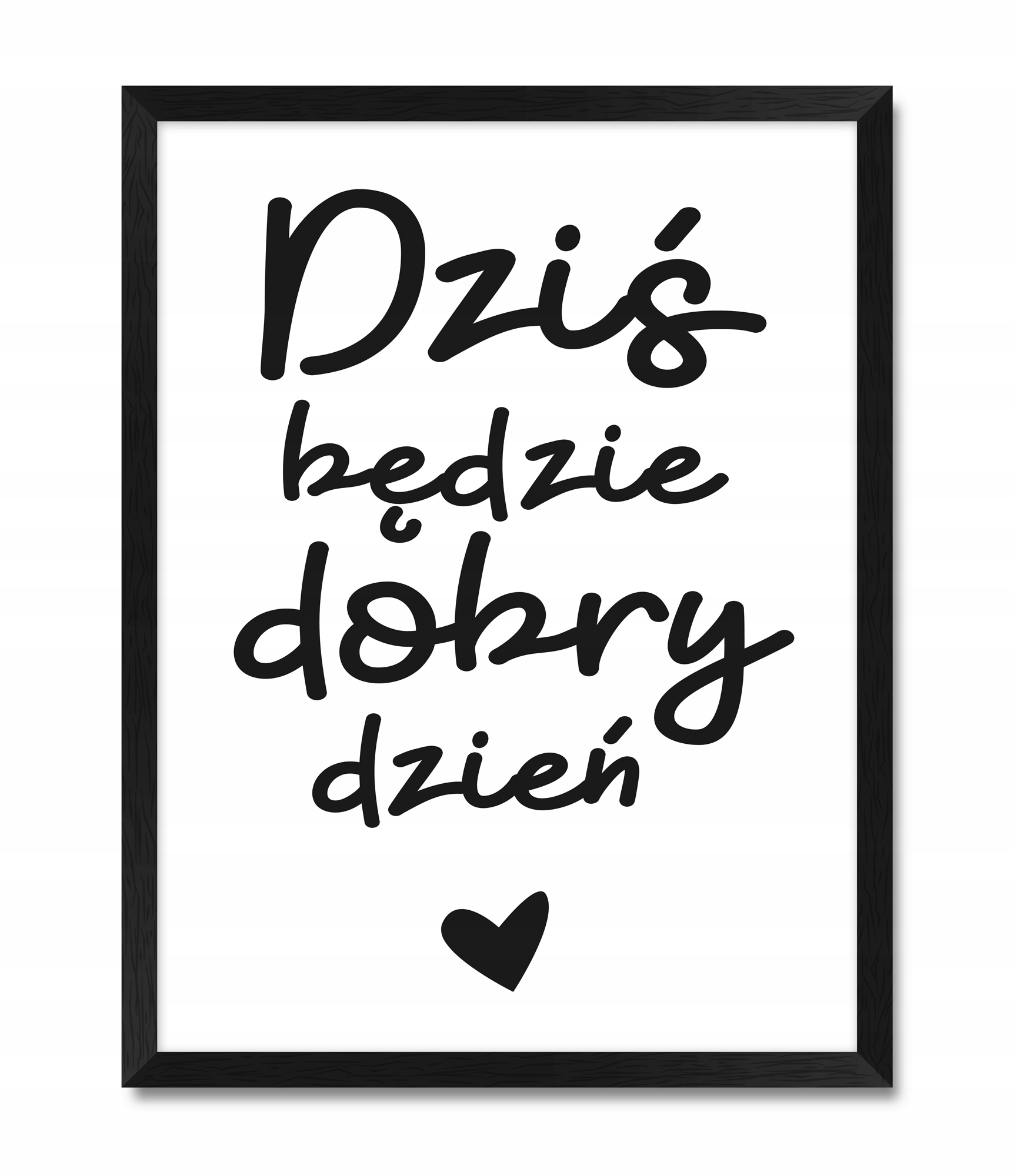 Duże nowoczesne obrazy na ścianę z tekstem napisem