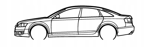 DEKORACJA ścienna Obraz samochód Audi A6 2006