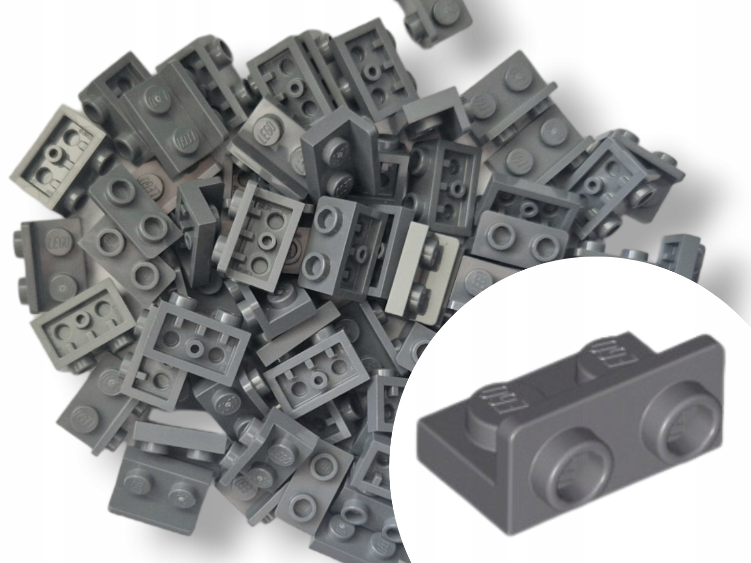 

Lego 99780 Plate Płytka Łamana Ciemny Szary 10szt