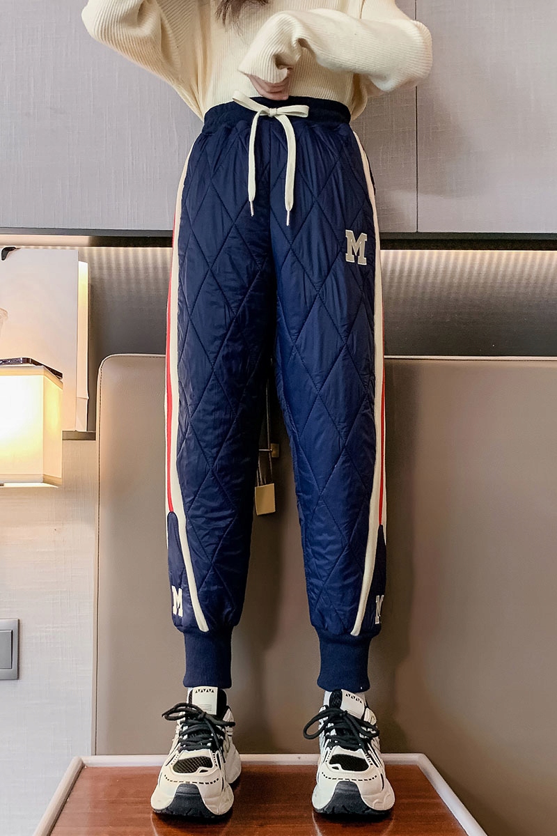 CIEPŁE GRUBE SPODNIE DRESOWE OCIEPLANE JOGGERY zimowe pikowane dziecięce Płeć dziewczynki