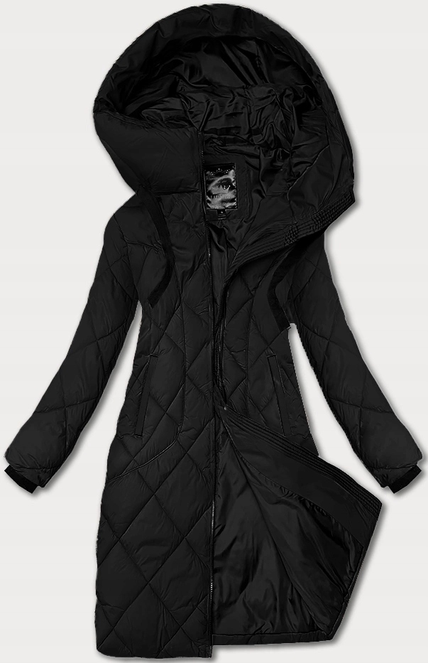 Prošívaná Přechodová Bunda 7735 Černá M (38)