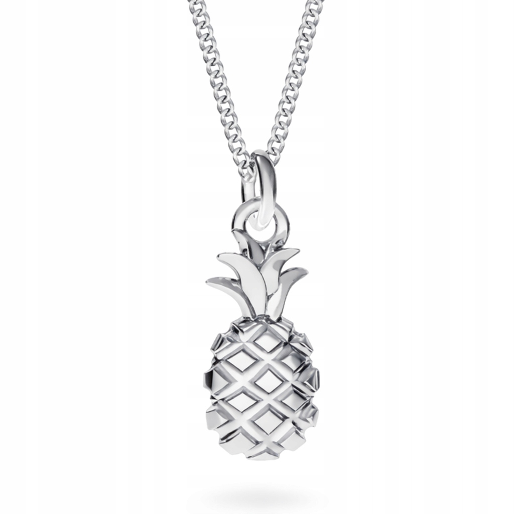 Ananas Stříbrný pancéřový náhrdelník stříbro 925