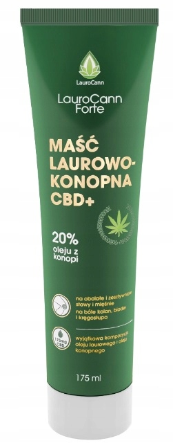 

LauroCann Forte maść konopna 20 % Cbd olej laurowy