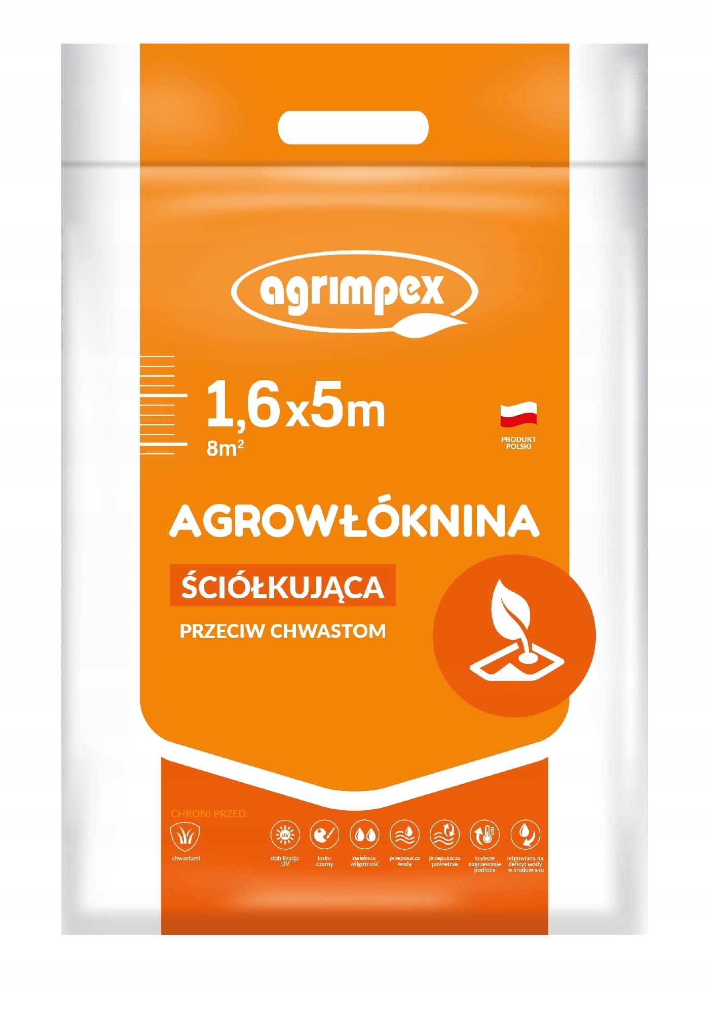 

Agrowłóknina ściółkująca przeciw chwastom 1,6x5m