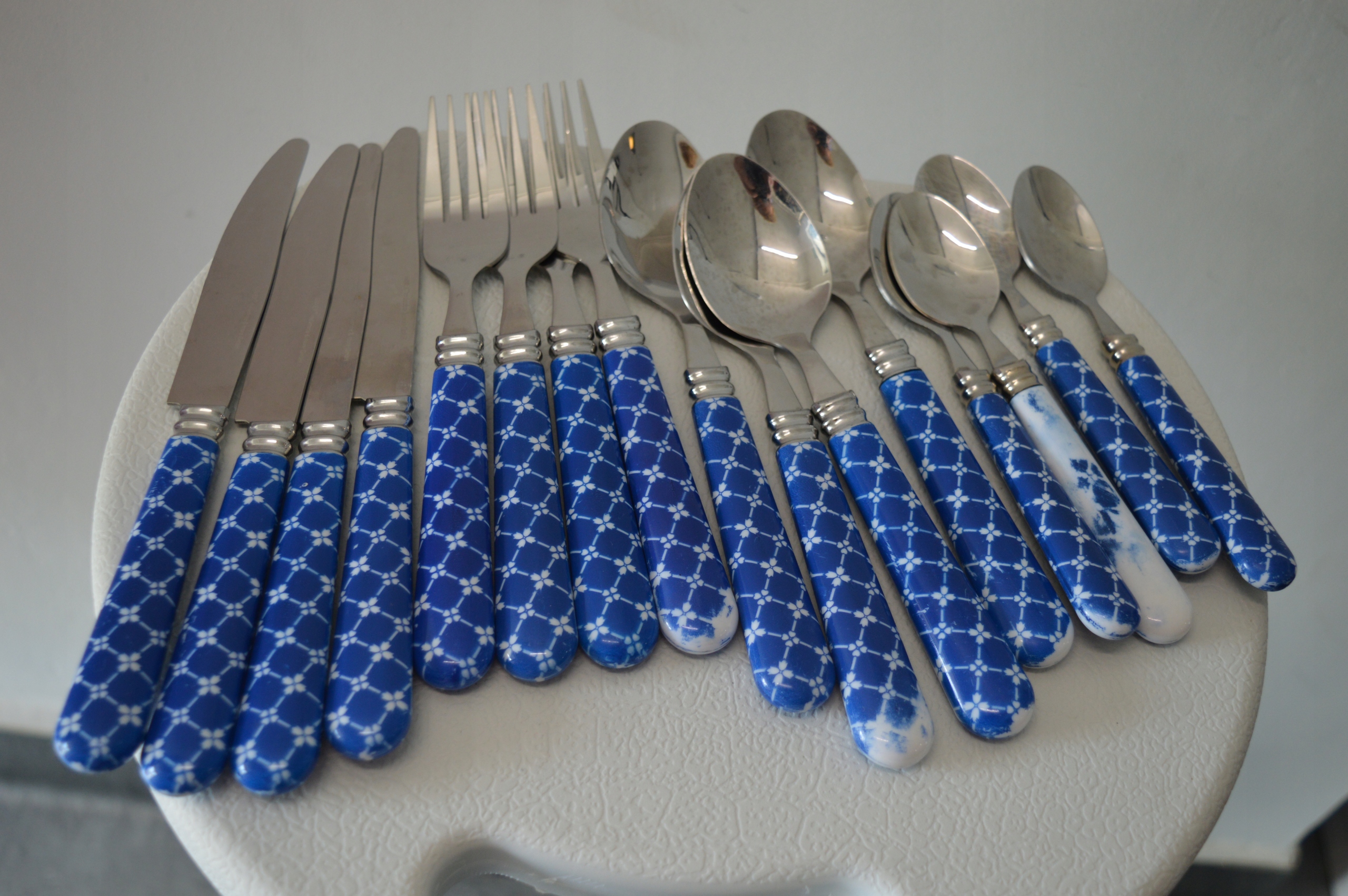 GIMEX MELAMINA Sztućce stal nierdzewna16 elementów Materiał stal