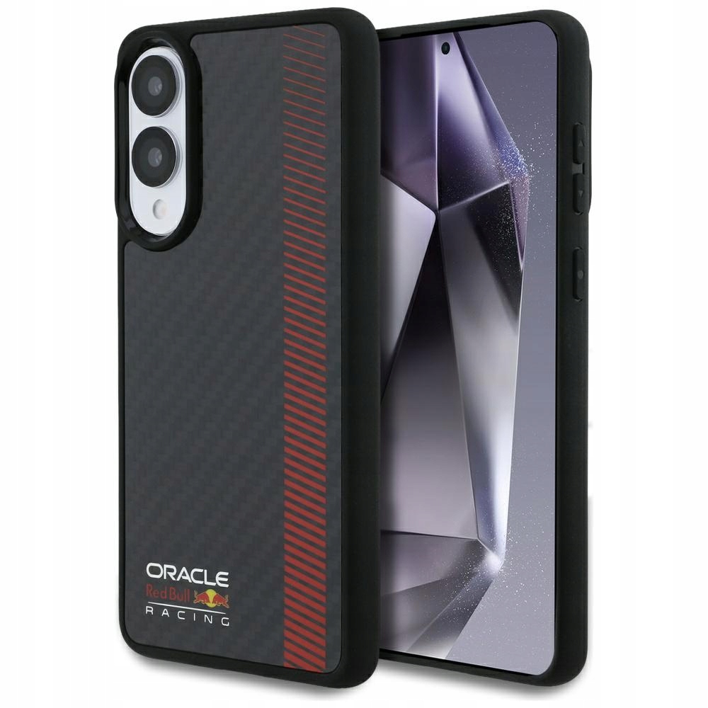 Pouzdro Red Bull Real Carbon Fiber Powerbar MagSafe pro Samsung Galaxy S25 Edge