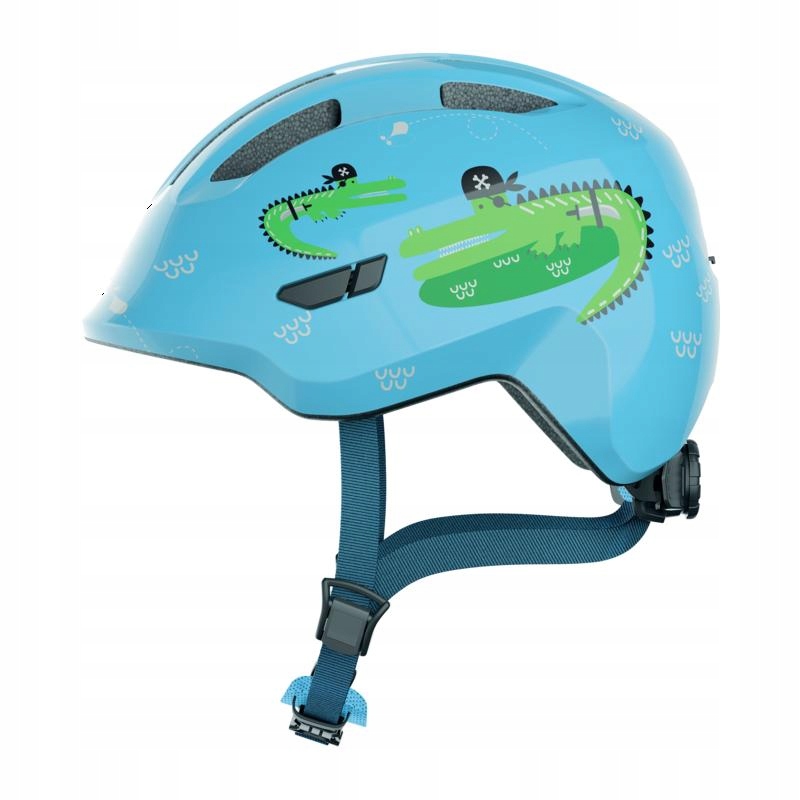 Abus Přilba Smiley 3.0 dětské modrá motiv krokodýl M (50-55 cm)