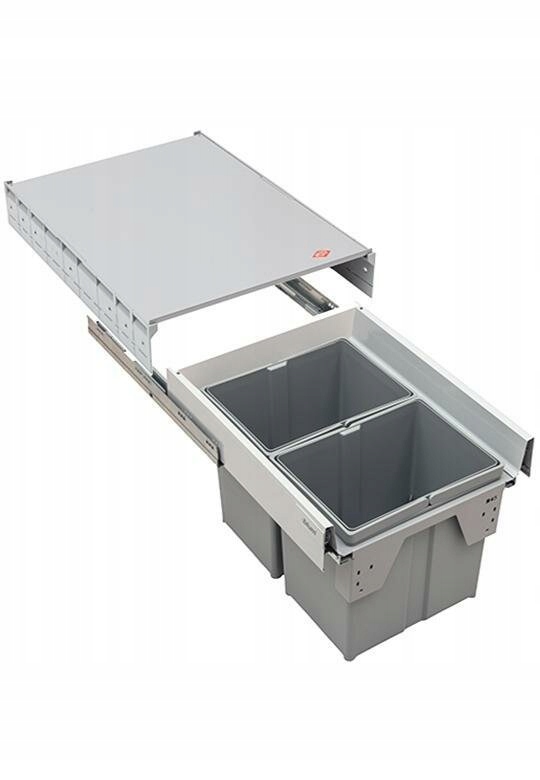 Kôš na odpadky Peka 09.50412.S/P Pullboy Z 450/ V 382/ 2X17 s vodiacou lištou