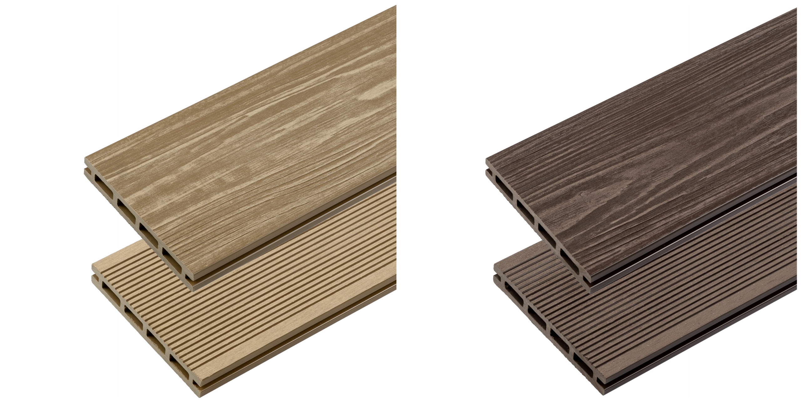 DESKI TARASOWE KOMPOZYTOWE Taras - komplet próbek Sposób montażu Na legarach