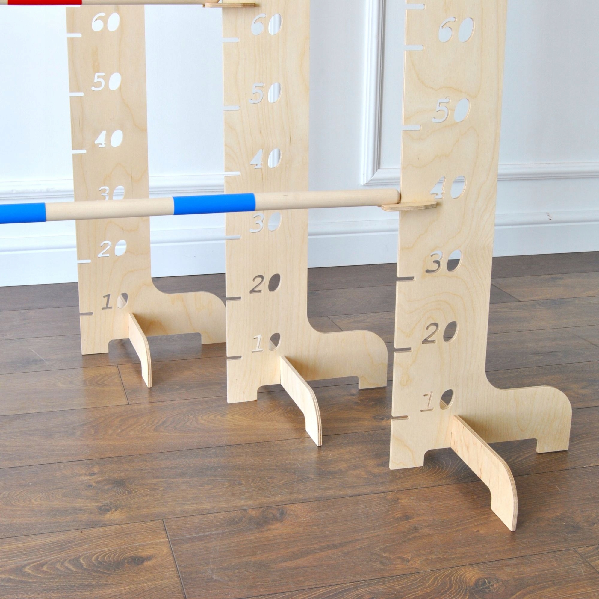 Przeszkoda do skakania Hobby Horse 105cm ZESTAW 3 SZT. przenośna lekka Marka bez marki