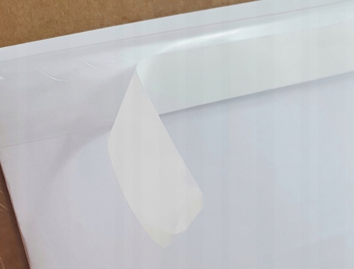 KOPERTY KURIERSKIE KANGURKI PRZYLGI C6 1000 SZT Kolor biały