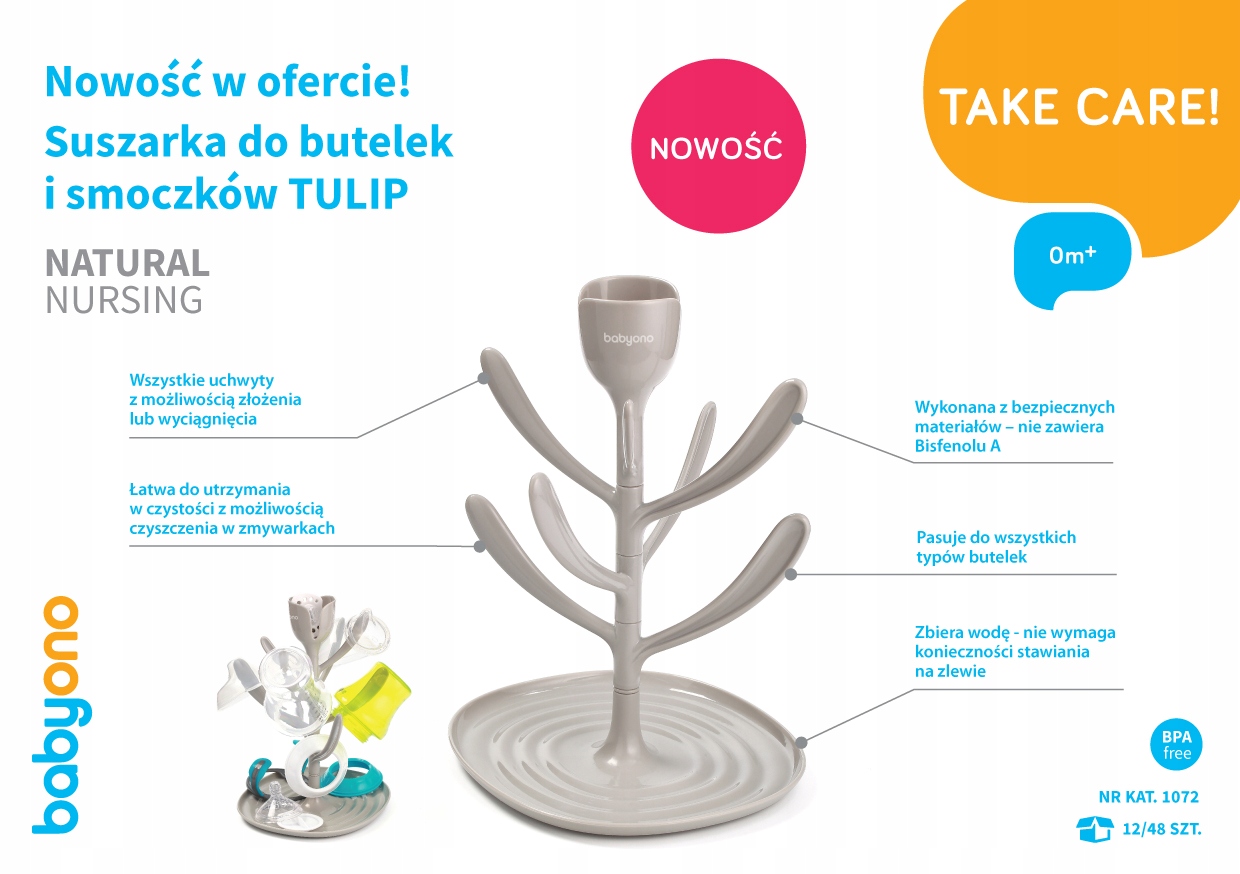 Suszarka do butelek i smoczków NATURAL NURSING Marka Babyono
