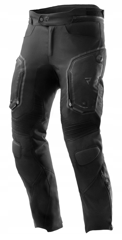 Rebelhorn Borg II Black Textilné Motocyklové Nohavice Čierne Pánske