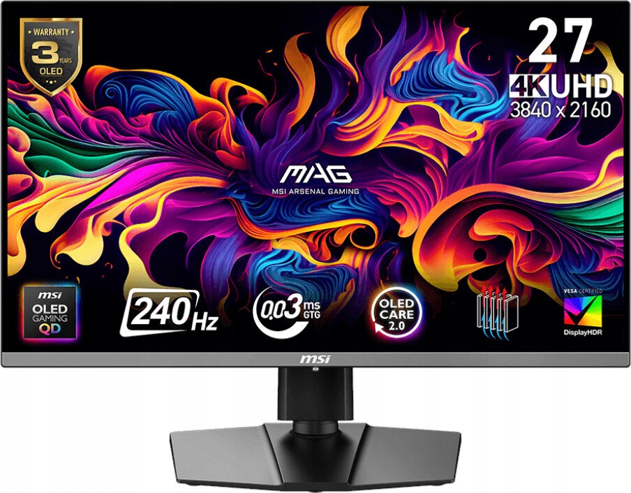 Oled monitor Msi Mag 272UP Qd-oled X24 26,5 " 3840 x 2160 px Oled