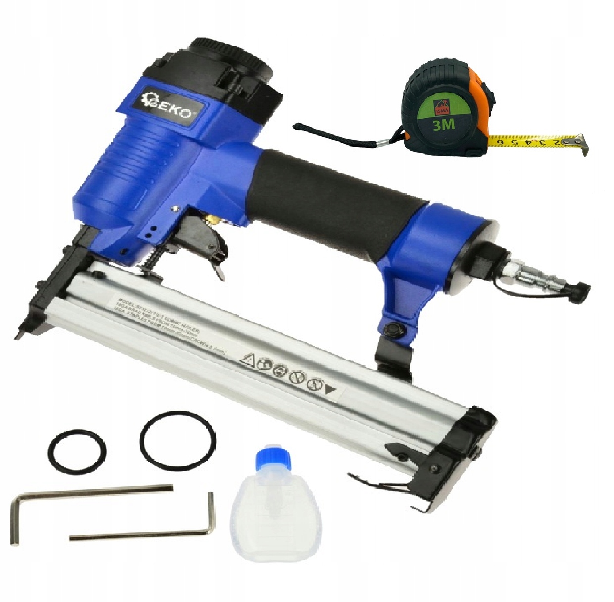 Pneumatická Sešívačka Hřebíkovačka 16-32 mm Geko Metrovka Bonus