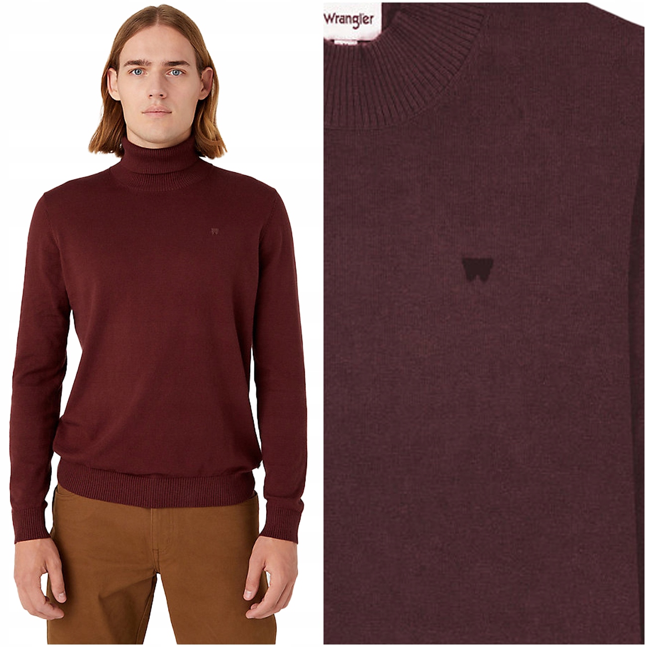 Pánský svetr Wrangler Roll XXL