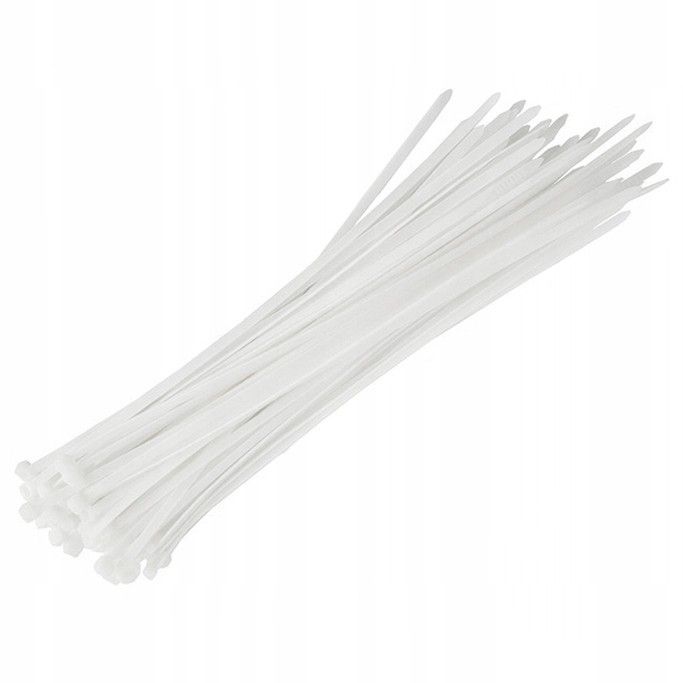 OPASKI ZACISKOWE 2.5X100 MM 25 SZT. BIAŁE