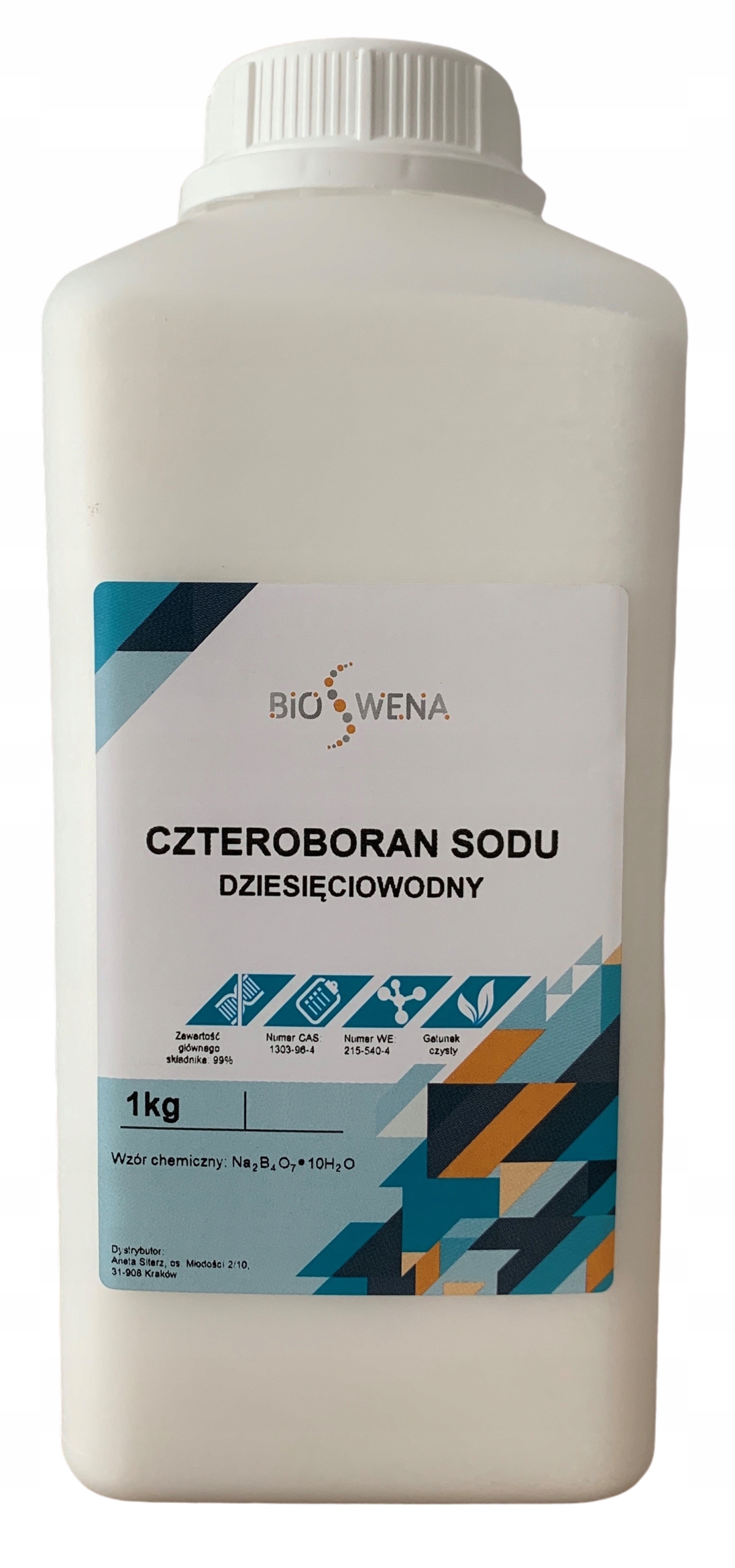 

Boraks Czteroboran sodu czysty Borax 1kg/ Bioswena