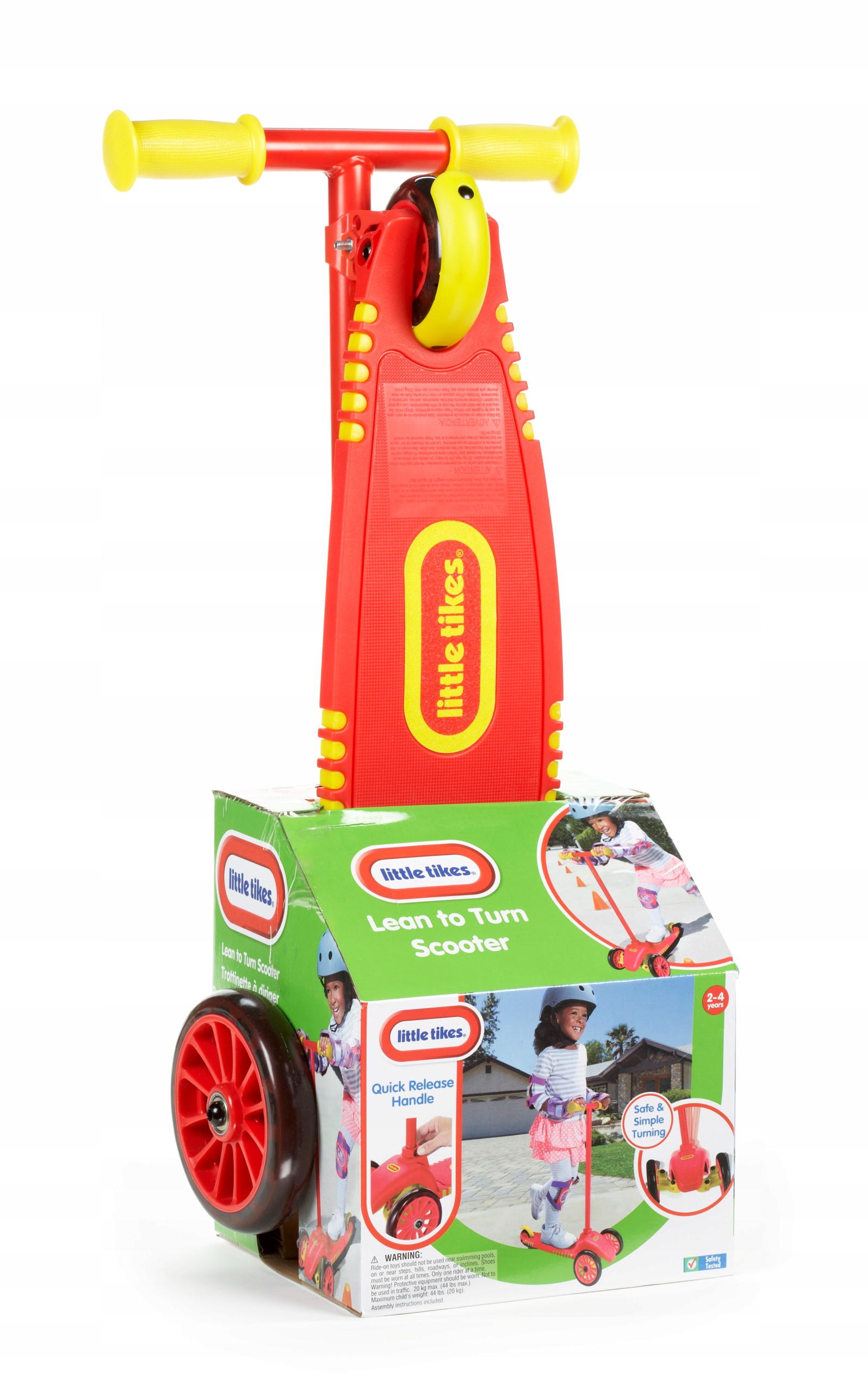 

Little Tikes Hulajnoga Skrętne Koła Czerwono-żółta
