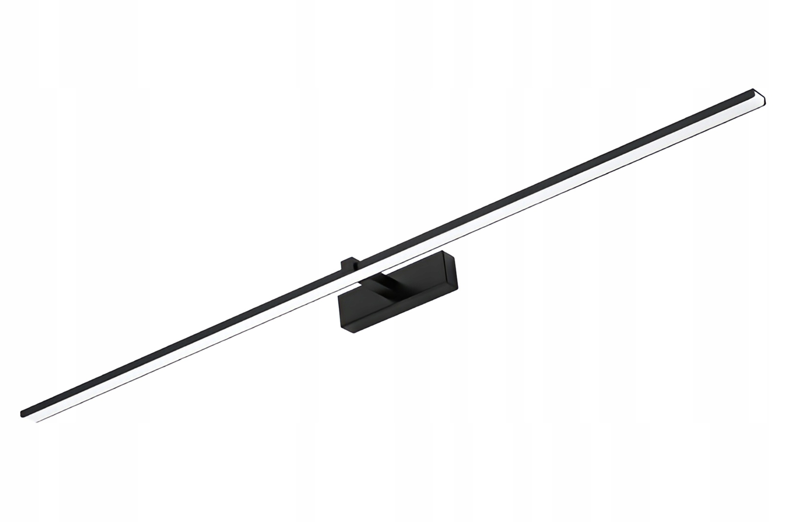Lampa nad lustro 24W 120 cm czarna 4200K kinkiet łazienkowy IP44 do kuchni